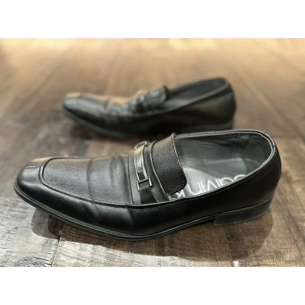 Calvin Klein Men's Gino Dress‎ Shoes Size 10 Black